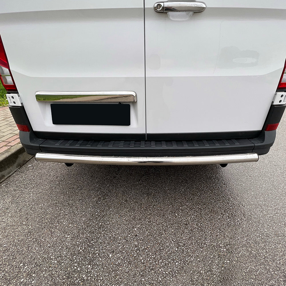 VW VOLKSWAGEN Crafter MK2 / MAN TGE MK1 Prefacelift 2017+ ile uyumlu Arka Tampon Koruması