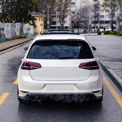 VW VOLKSWAGEN Golf MK 7 R 2013-2016 ile uyumlu Arka Bıçak v2