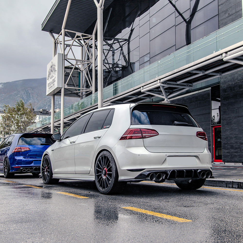 VW VOLKSWAGEN Golf MK 7 R 2013-2016 ile uyumlu Arka Bıçak v2